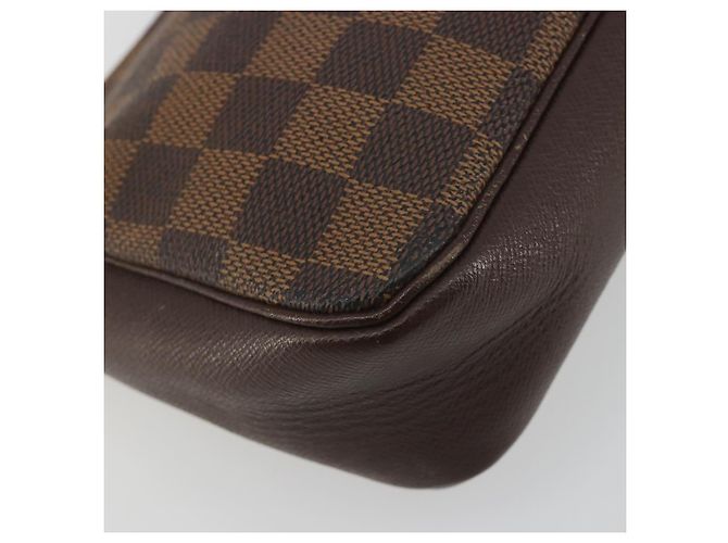 LOUIS VUITTON Damier Ebene Trousse Make Up Pouch N51982 LV Auth 193409 - vista 15