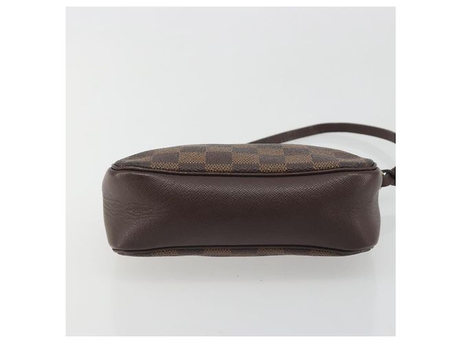 LOUIS VUITTON Damier Ebene Trousse Make Up Pouch N51982 LV Auth 193409 - vista 5