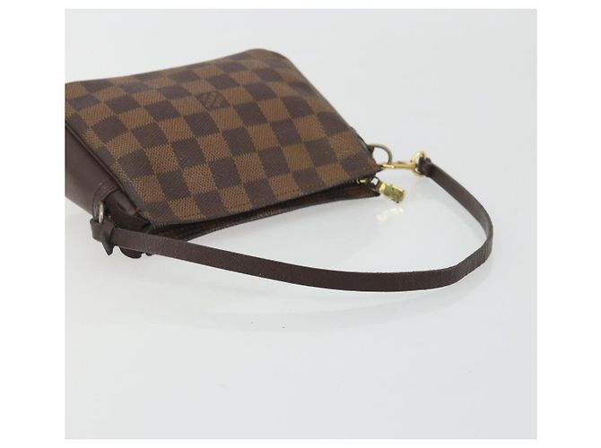 LOUIS VUITTON Damier Ebene Trousse Make Up Pouch N51982 LV Auth 193409 - vista 7