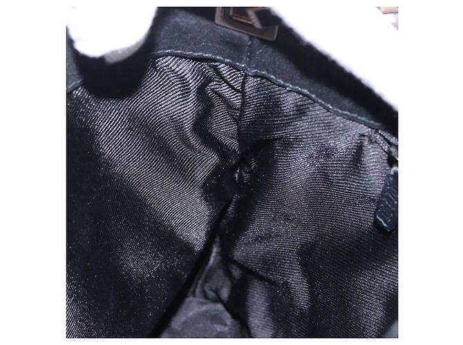 Borsa a Tracolla GUCCI GG Canvas Nero Tono Oro 33900 Auth 194224 - vista 19