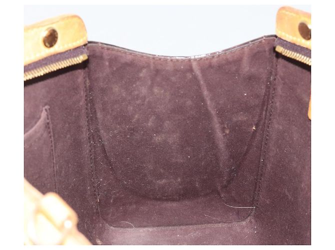 Borsa LOUIS VUITTON Monogram Vernis Blair MM 2 vie Amarante M91619 LV Auth 194675 Bordò - vista 20