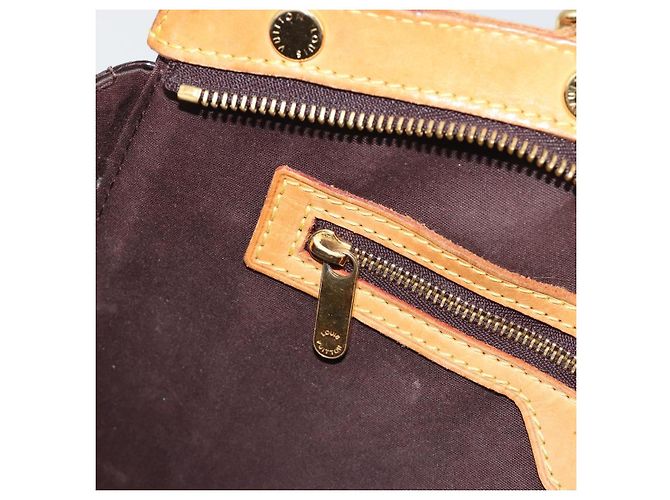 Borsa LOUIS VUITTON Monogram Vernis Blair MM 2 vie Amarante M91619 LV Auth 194675 Bordò - vista 21