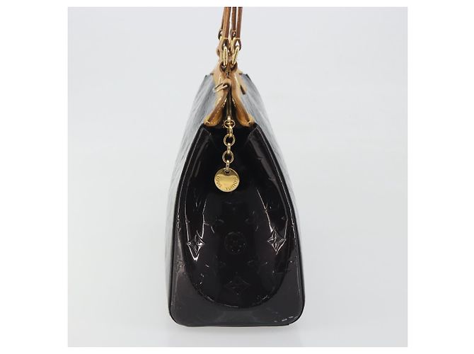 Borsa LOUIS VUITTON Monogram Vernis Blair MM 2 vie Amarante M91619 LV Auth 194675 Bordò - vista 4