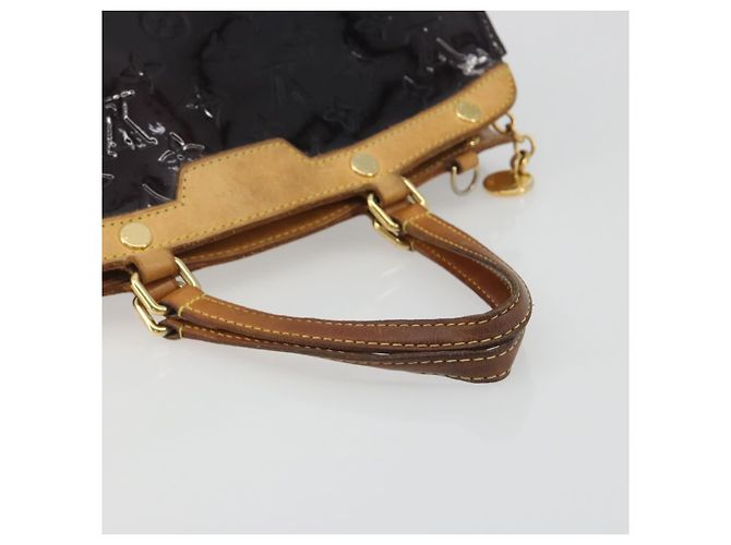 Borsa LOUIS VUITTON Monogram Vernis Blair MM 2 vie Amarante M91619 LV Auth 194675 Bordò - vista 7