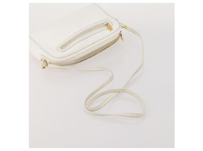 Borsa a tracolla GUCCI GG Canvas Micro GG Supreme PVC 2 Set White Black Auth 190001 Nero Bianco - vista 13