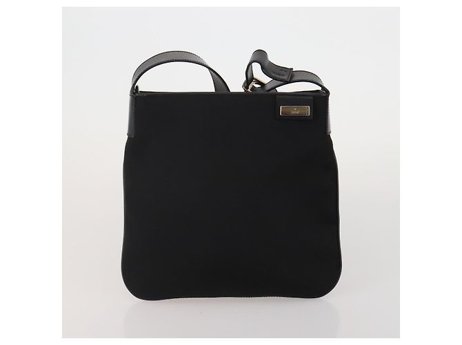 Borsa a tracolla GUCCI GG Canvas Micro GG Supreme PVC 2 Set White Black Auth 190001 Nero Bianco - vista 2