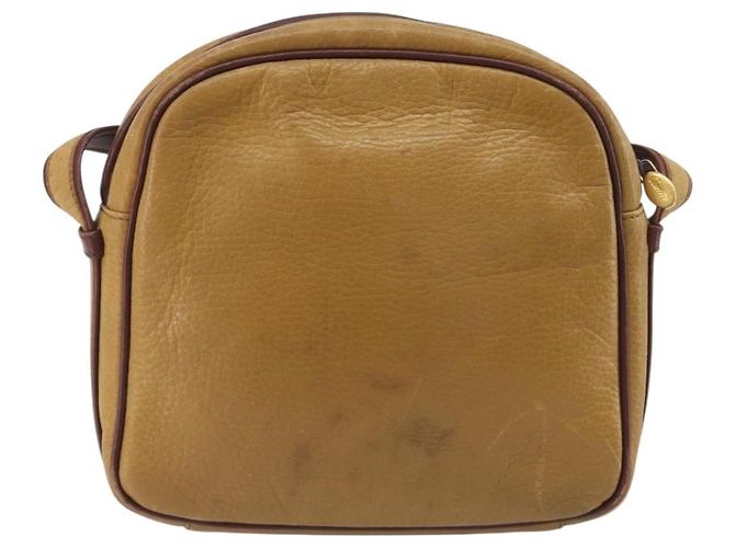 Borsa a tracolla CARTIER Must Line in pelle beige e oro Auth 194176 D'oro - vista 2