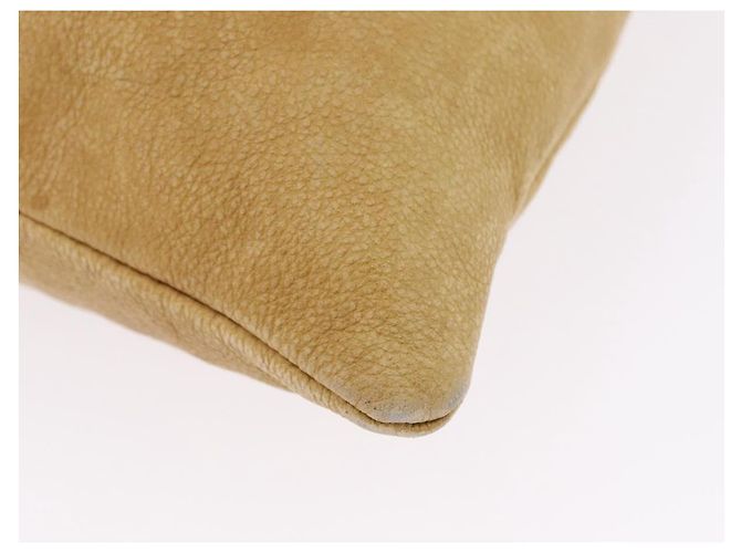 Borsa a tracolla LOEWE Anagram in pelle beige e oro autentica bs36682 D'oro - vista 15