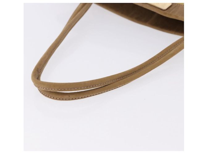 Borsa a tracolla LOEWE Anagram in pelle beige e oro autentica bs36682 D'oro - vista 9