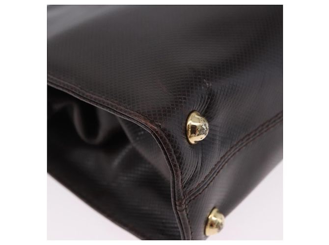 Borsa BOTTEGA VENETA in pelle marrone scuro oro Auth bs36434 D'oro - vista 15