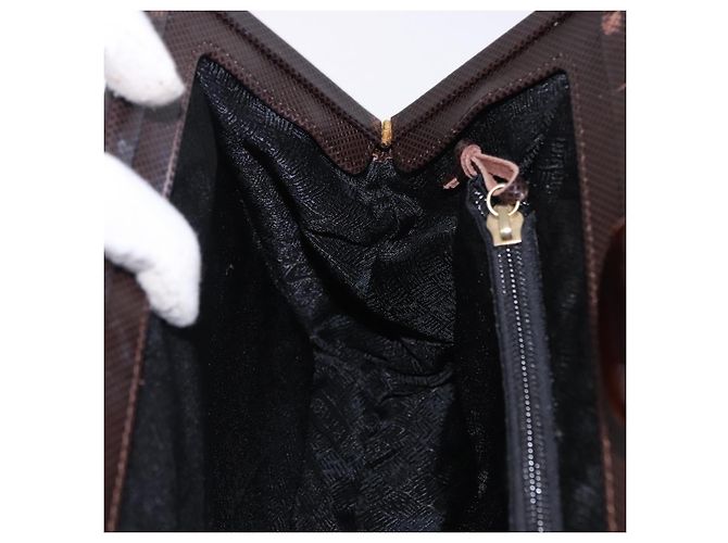 Borsa BOTTEGA VENETA in pelle marrone scuro oro Auth bs36434 D'oro - vista 19