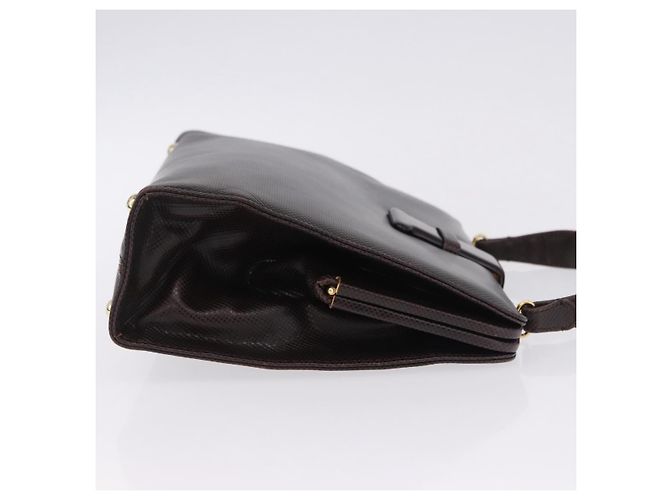 Borsa BOTTEGA VENETA in pelle marrone scuro oro Auth bs36434 D'oro - vista 3