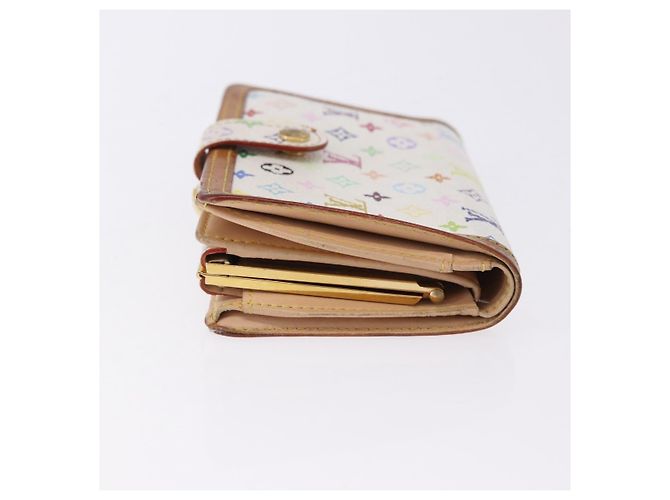 LOUIS VUITTON Multicolor Porte MonnaieViennois Wallet White M92987 Auth 191958 Bianco - vista 4