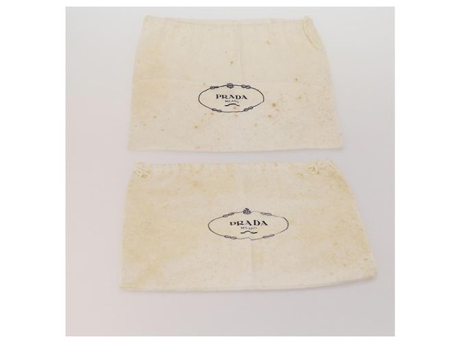 PRADA Dust Bag Baumwoll-Set, 20 Stück, Weiß, Authentisch 191878 - Ansicht 18