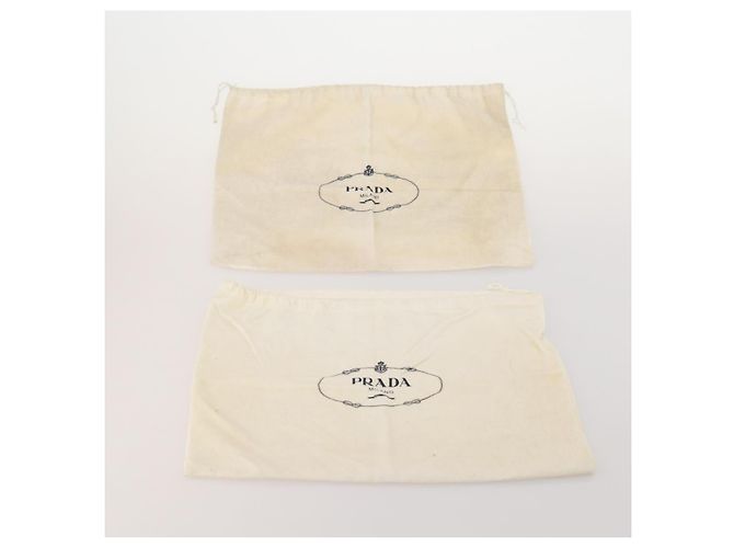 PRADA Dust Bag Baumwoll-Set, 20 Stück, Weiß, Authentisch 191878 - Ansicht 20