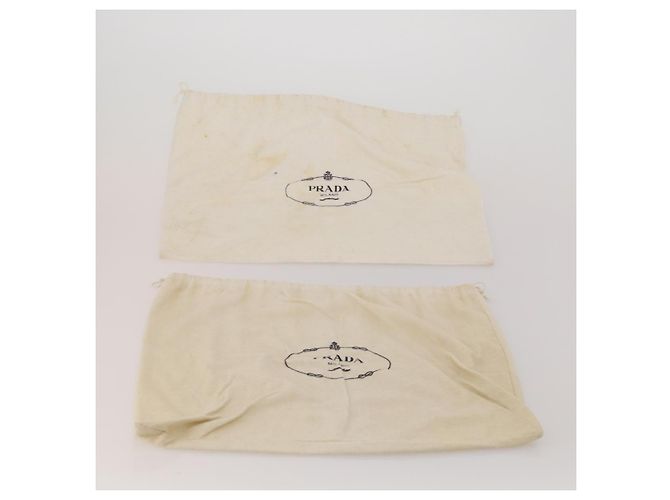 PRADA Dust Bag Baumwoll-Set, 20 Stück, Weiß, Authentisch 191878 - Ansicht 6