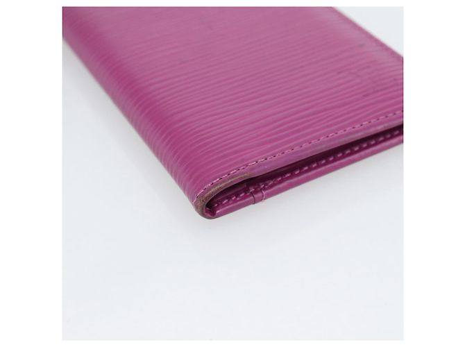 LOUIS VUITTON Epi Organizer De Poch Card Case Wine Red LV Auth 192440A Burdeos - vista 14