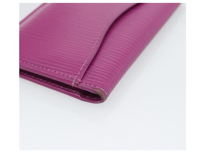 LOUIS VUITTON Epi Organizer De Poch Card Case Wine Red LV Auth 192440A Burdeos - vista 15