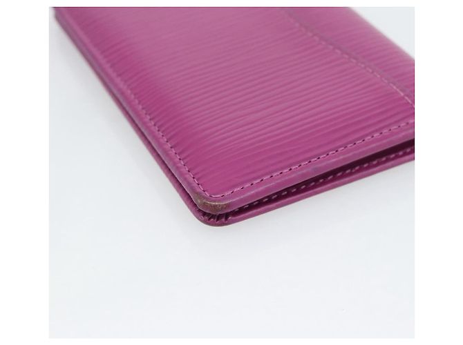 LOUIS VUITTON Epi Organizer De Poch Card Case Wine Red LV Auth 192440A Burdeos - vista 16