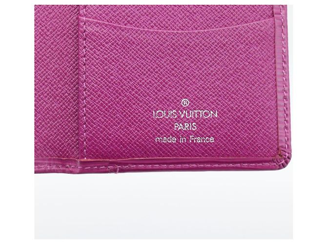 LOUIS VUITTON Epi Organizer De Poch Card Case Wine Red LV Auth 192440A Burdeos - vista 17