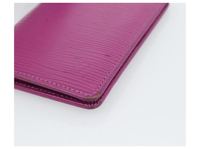LOUIS VUITTON Epi Organizer De Poch Card Case Wine Red LV Auth 192440A Burdeos - vista 7