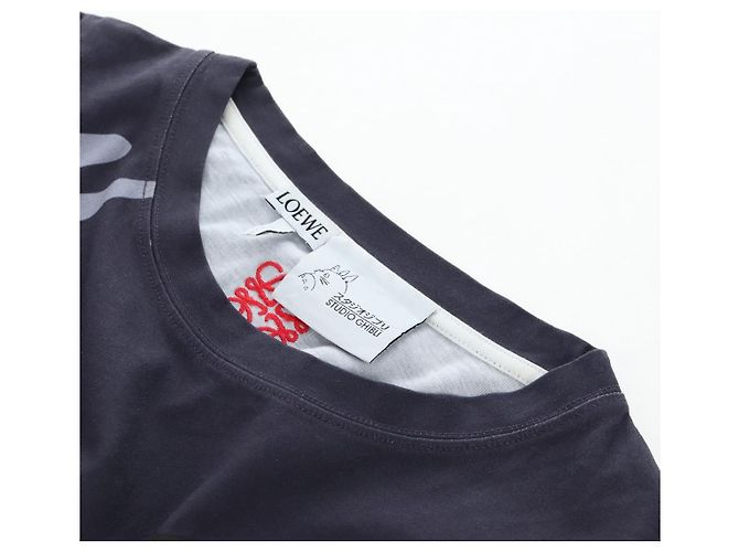 T-shirt LOEWE x Studio Ghibli Il castello errante di Howl Auth 167473SM Blu navy - vista 11