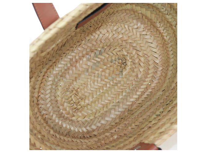 LOEWE Studio Ghibli My Neighbor Totoro Basket Medium Soot Sprites Auth 167475SAM Marrone Beige - vista 10