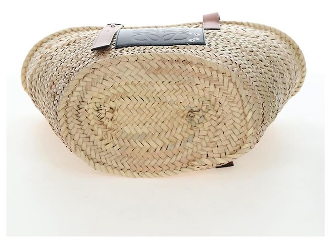 LOEWE Studio Ghibli My Neighbor Totoro Basket Medium Soot Sprites Auth 167475SAM Marrone Beige - vista 5