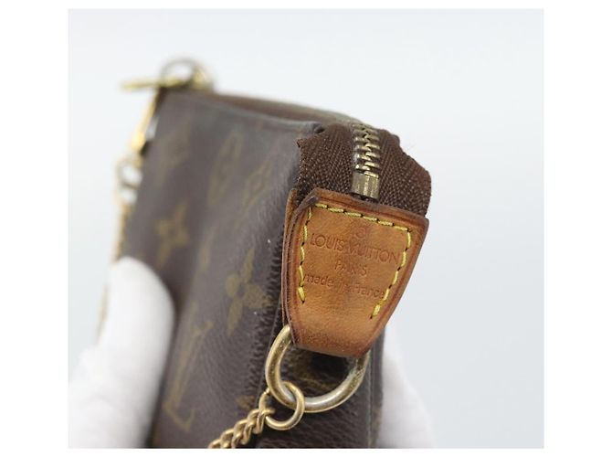 LOUIS VUITTON Monogram Mini Pochette Accessoires Pouch N41667 LV Auth bs36566 Monograma - vista 17