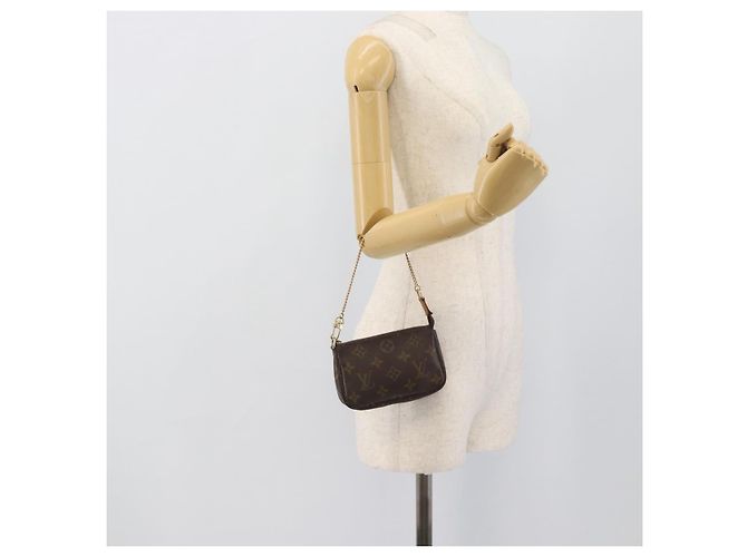 LOUIS VUITTON Monogram Mini Pochette Accessoires Pouch N41667 LV Auth bs36566 Monograma - vista 20