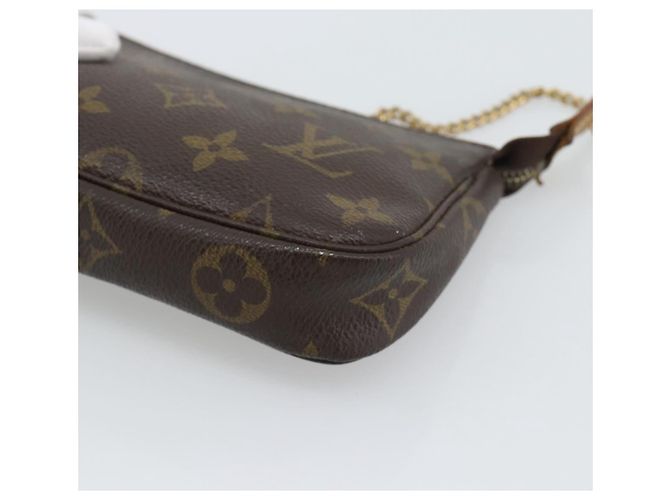 LOUIS VUITTON Monogram Mini Pochette Accessoires Pouch N41667 LV Auth bs36566 Monograma - vista 9