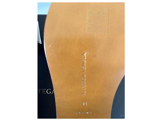 Bottega Veneta Leder-Mules Orange - Ansicht 9
