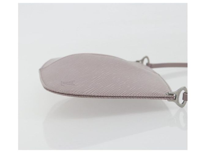 Louis Vuitton Demi Lune Pochette Epi Leather Porpora - vista 3