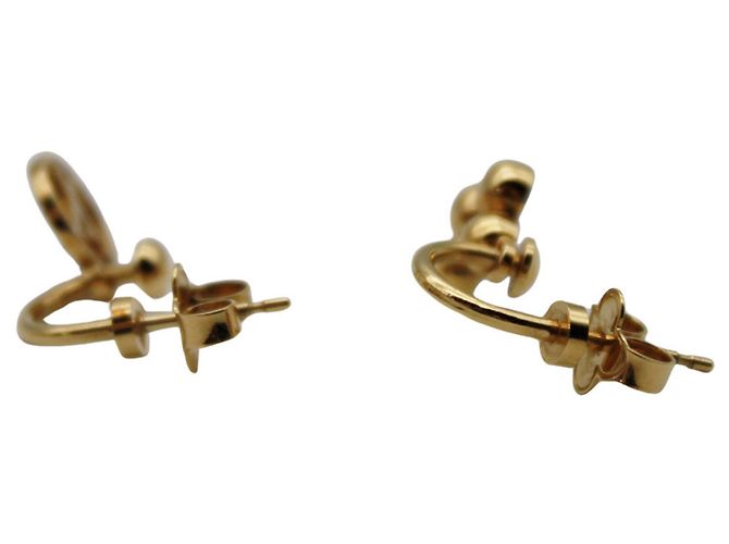Orecchini a goccia placcati in oro Louis Vuitton D'oro - vista 2
