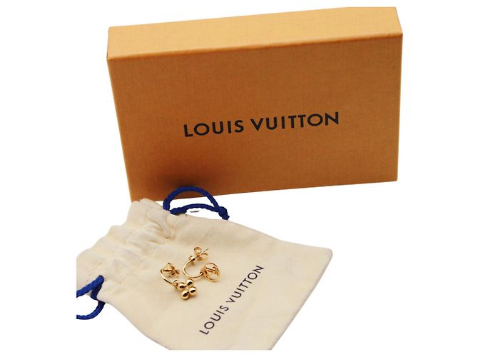 Orecchini a goccia placcati in oro Louis Vuitton D'oro - vista 4