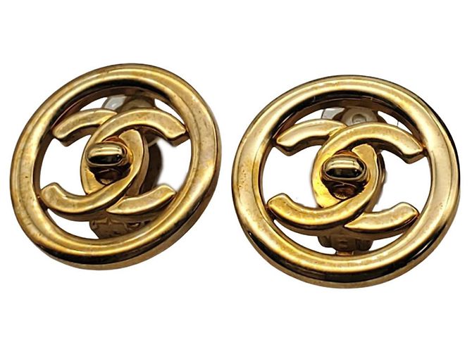 Orecchini a clip Chanel placcati oro D'oro - vista 2