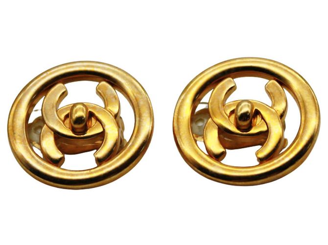 Orecchini a clip Chanel placcati oro D'oro - vista 3