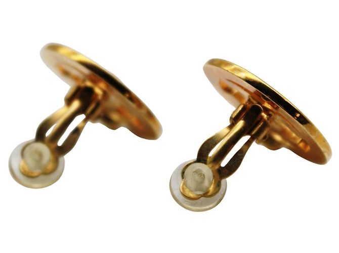 Orecchini a clip Chanel placcati oro D'oro - vista 4