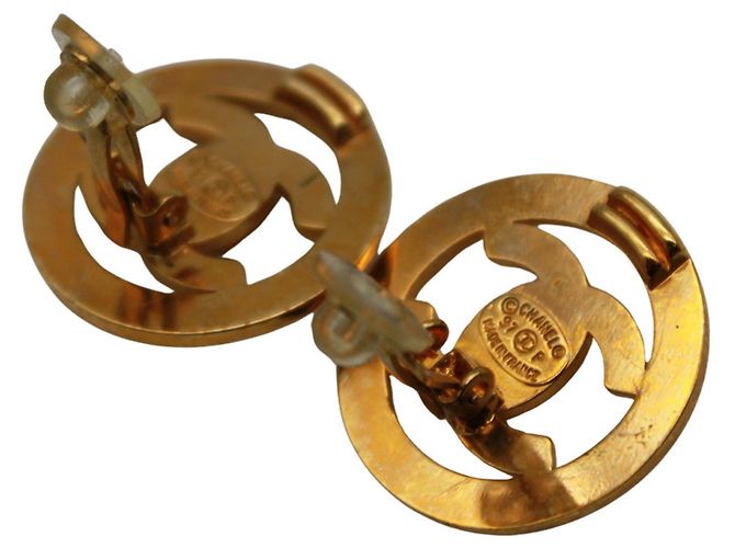 Orecchini a clip Chanel placcati oro D'oro - vista 6