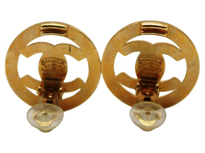 Orecchini a clip Chanel placcati oro D'oro - vista 7