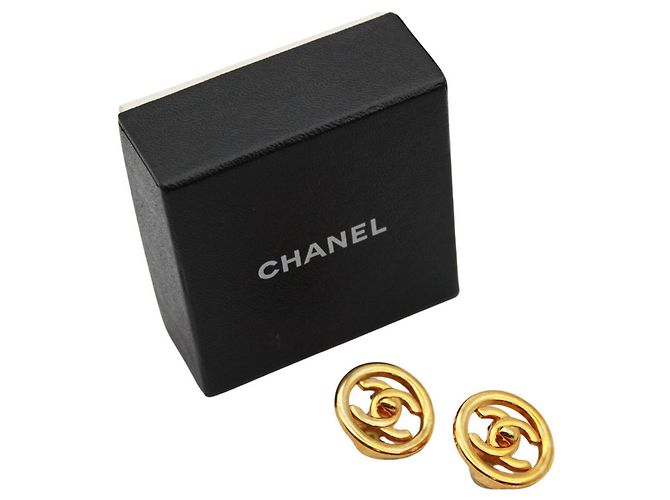 Orecchini a clip Chanel placcati oro D'oro - vista 8