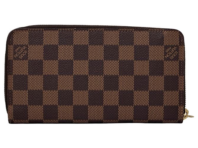 Louis Vuitton Damier Langbeutel Braun Damier ebene - Ansicht 2