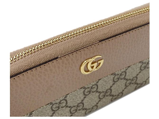 Cartera larga Gucci GG Supreme Castaño Beige - vista 11