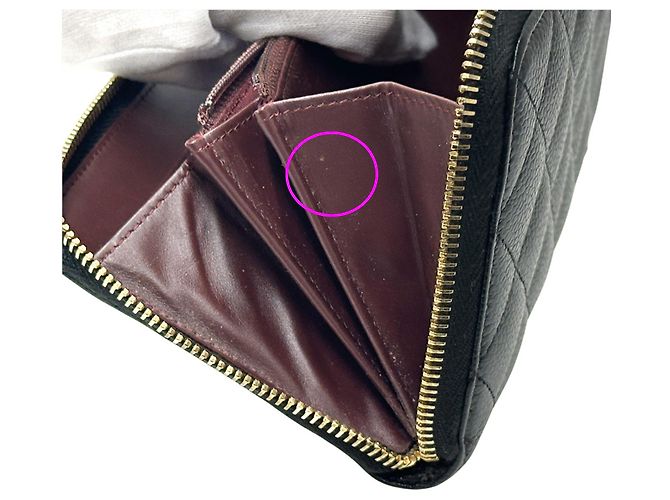 Cartera larga Chanel Matelassé Negro - vista 12