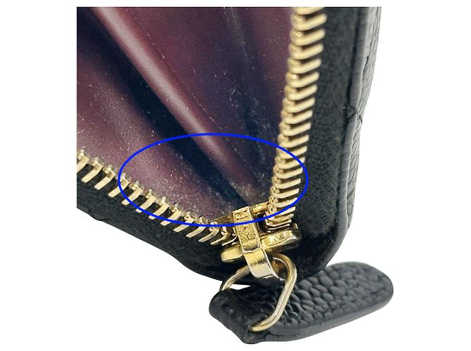Cartera larga Chanel Matelassé Negro - vista 13