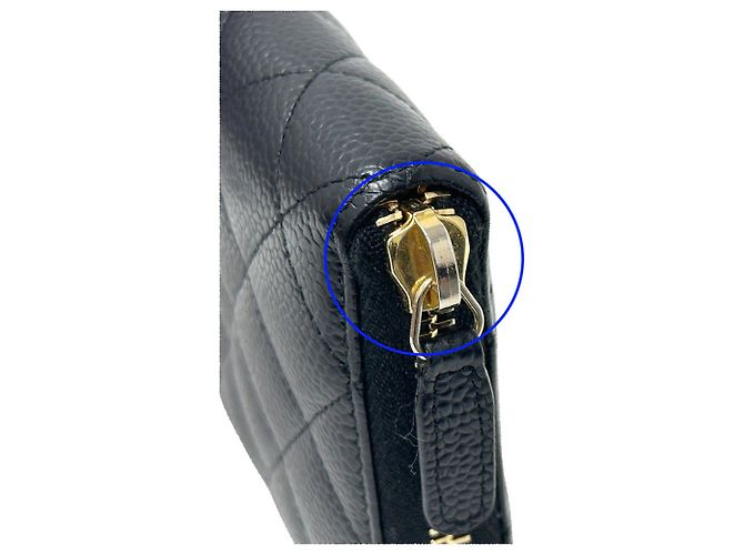 Cartera larga Chanel Matelassé Negro - vista 14