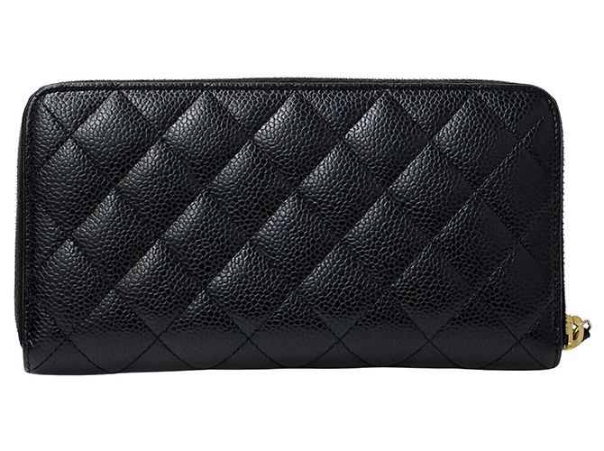 Cartera larga Chanel Matelassé Negro - vista 2