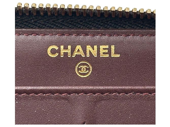 Cartera larga Chanel Matelassé Negro - vista 5