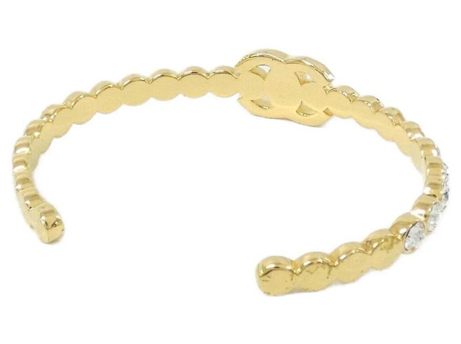 Bracciale rigido Chanel AB9932 oro e trasparente D'oro - vista 2