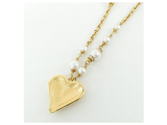 Collar Chanel ABC235 Rosa Blanco Dorado - vista 3